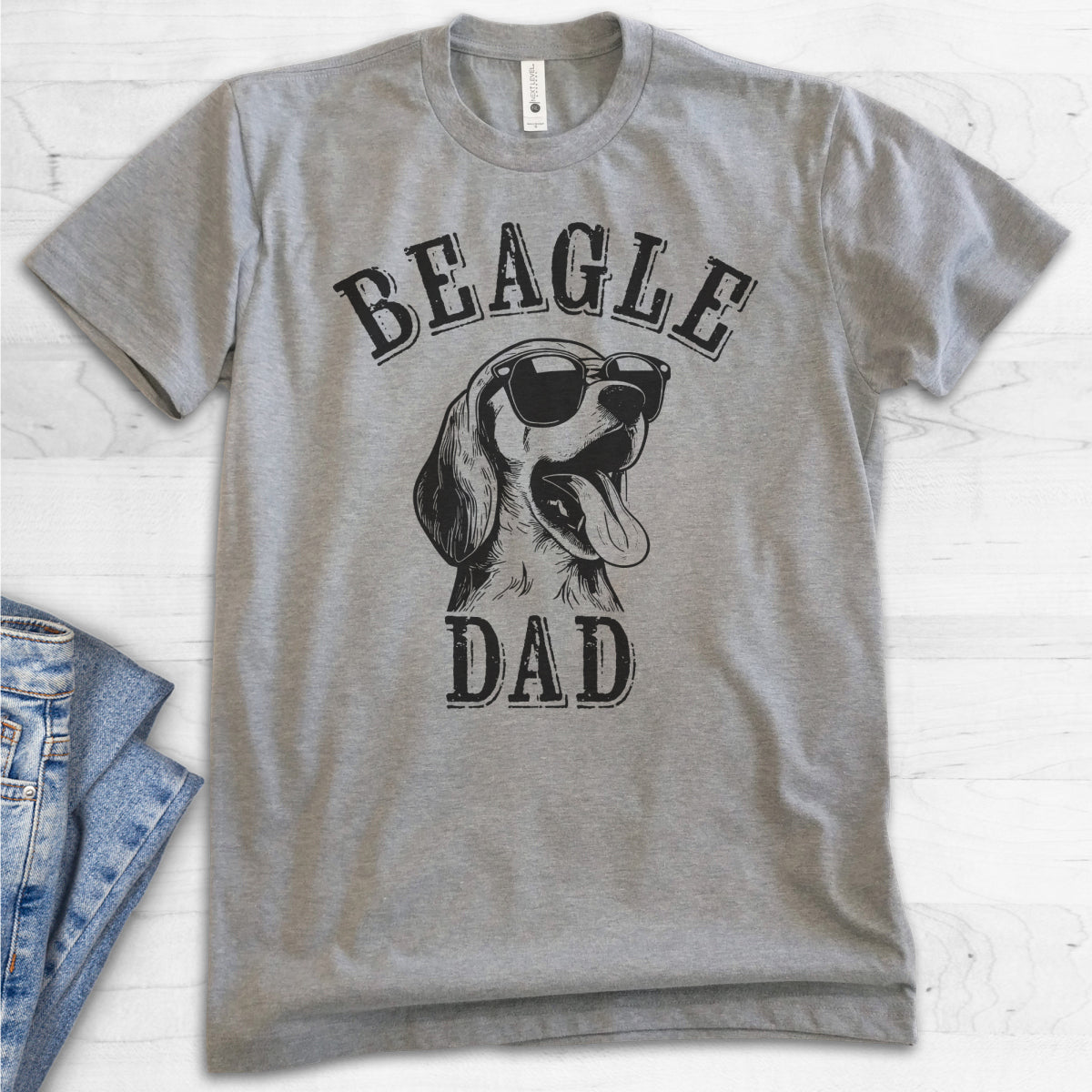 Beagle Dad T-shirt | Design by Evertree Clothing