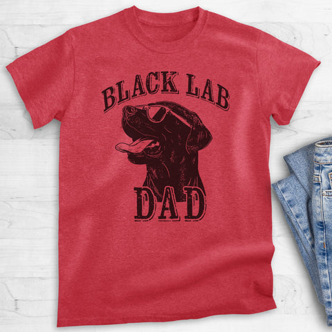 Black Lab Dad T-shirt