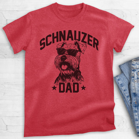 Schnauzer Dad T-shirt