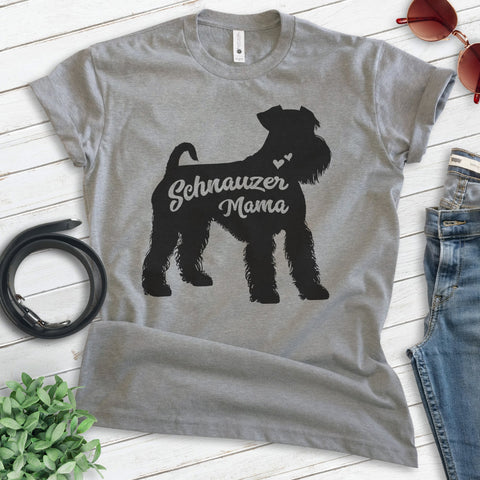 Schnauzer Mama T-shirt