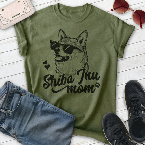 Shiba Inu Mom T-shirt