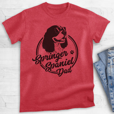 Springer Spaniel Dad T-shirt