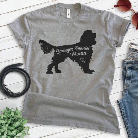 Springer Spaniel Mama T-shirt