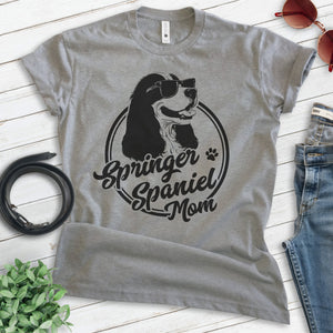 Springer Spaniel Mom T-shirt