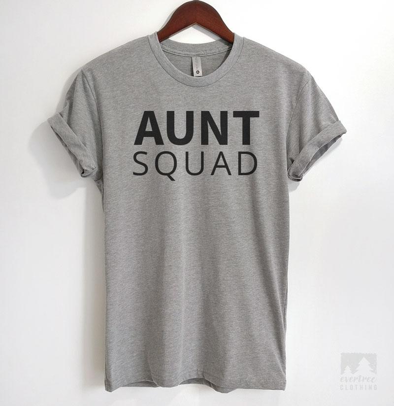 Aunt Squad Heather Gray Unisex T-shirt