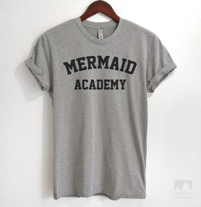Mermaid Academy Heather Gray Unisex T-shirt