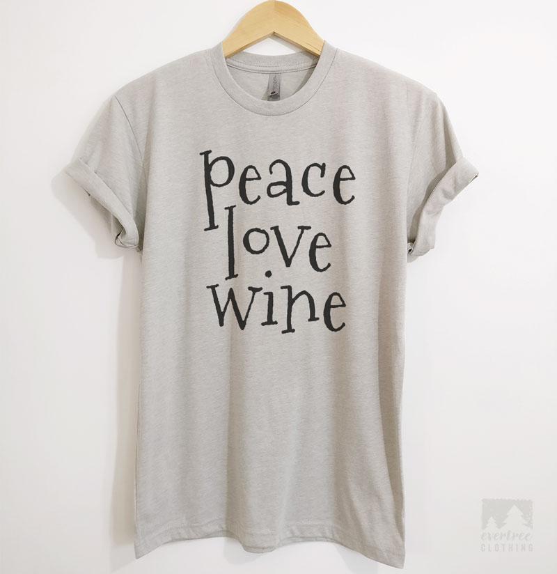  Peace Love Beer Shirt Men Women Beer Lover Vintage Tee