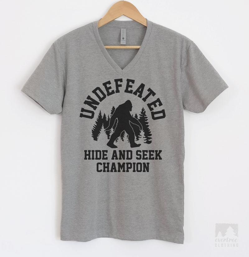 Undefeated Hide and Seek Champion T-shirt, Tank Top, Hoodie, Sweatshirt