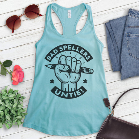 Bad Spellers Untie Tank Top