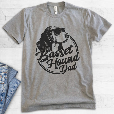 Basset Hound Dad T-shirt