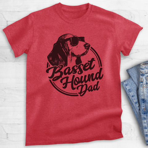 Basset Hound Dad T-shirt