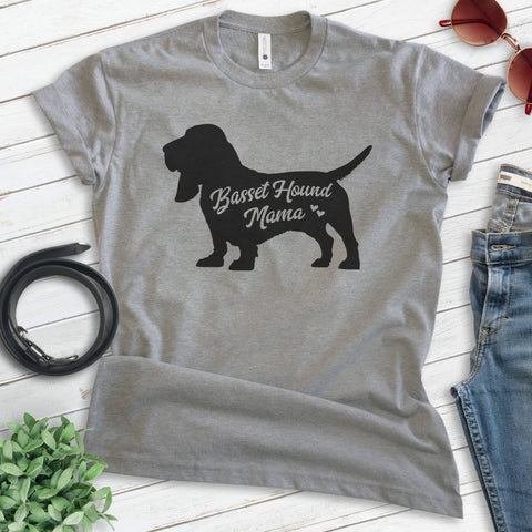 Basset Hound Mama T-shirt