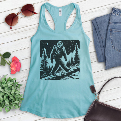 Hiking Bigfoot Tank Top