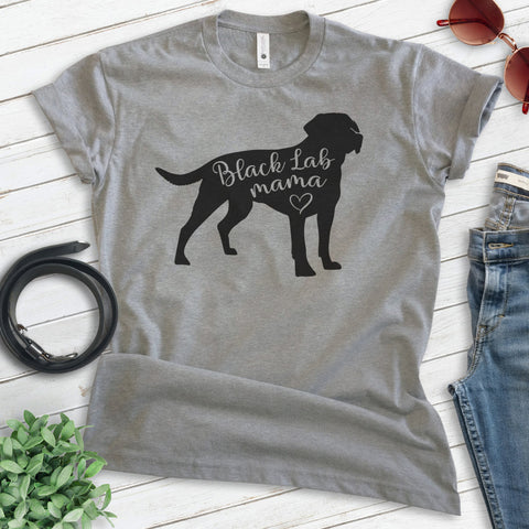 Black Lab Mama T-shirt