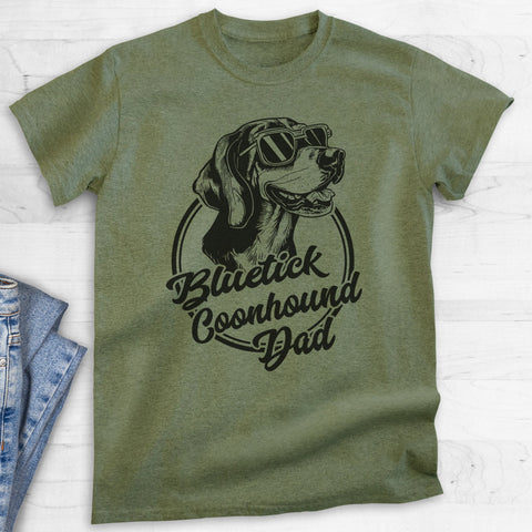 Bluetick Coonhound Dad T-shirt