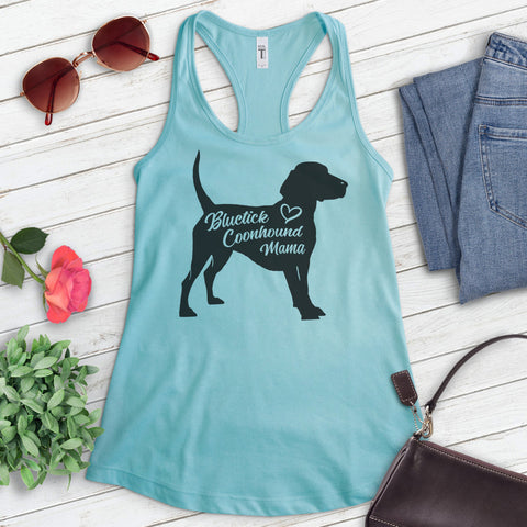 Bluetick Coonhound Mama Tank Top