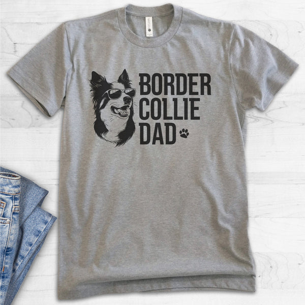 ★★COVERNAT★★ border collie laurel sweatshirt heather gra bordercoldad-t-shirt-dark-