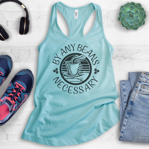 By Any Beans Necessary Tank Top