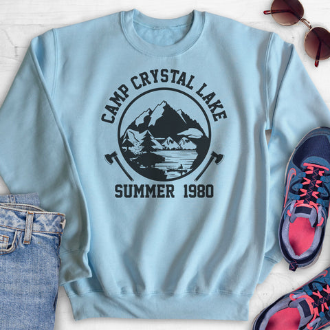 Camp Crystal Lake Sweatshirt Light Blue