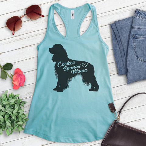 Cocker Spaniel Mama Tank Top