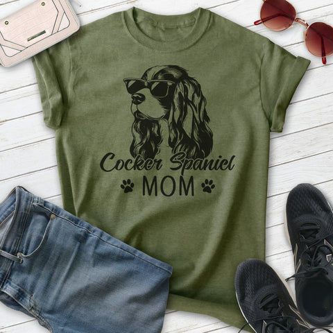 Cocker Spaniel Mom T-shirt