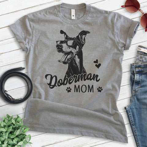 Doberman Mom T-shirt