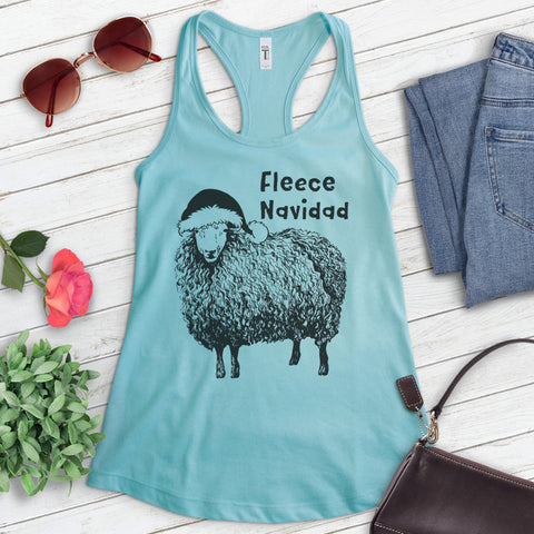 Fleece Navidad Tank Top