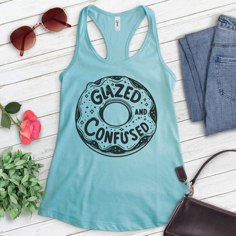 Glazed And Confused Donut Tank Top