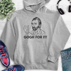 Gogh For It Hoodie Heather Gray