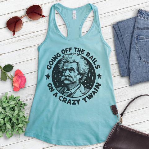 Off The Rails On A Crazy Twain Tank Top
