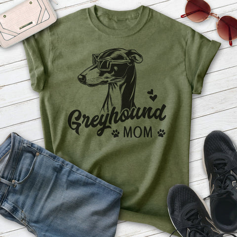 Greyhound Mom T-shirt