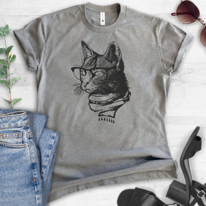 Hipster Cat T-shirt