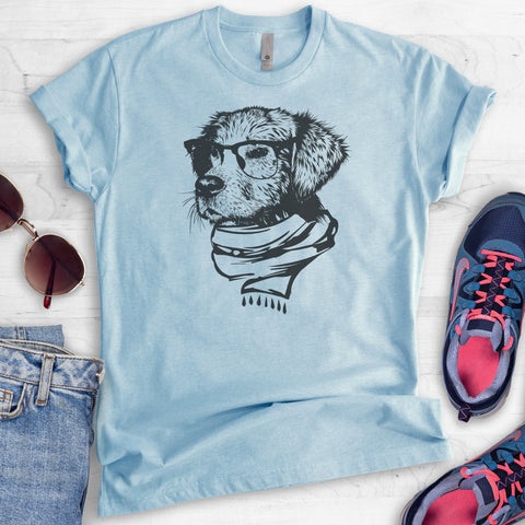 Hipster Dog T-shirt