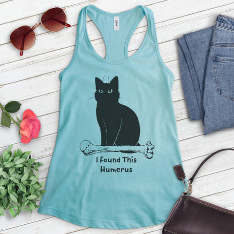 I Found This Humerous Cat Tank Top