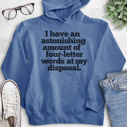 I Have An Astonishing Amount of Four-letter Words At My Disposal Hoodie, Sweatshirt, Long Sleeve T-shirt