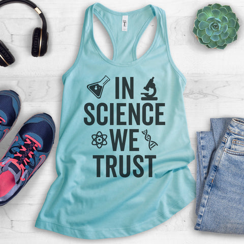 In Science We Trust Tank Top