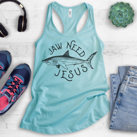 Jaw Need Jesus Tank Top