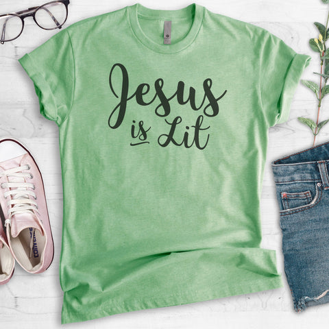 Jesus Is Lit T-shirt