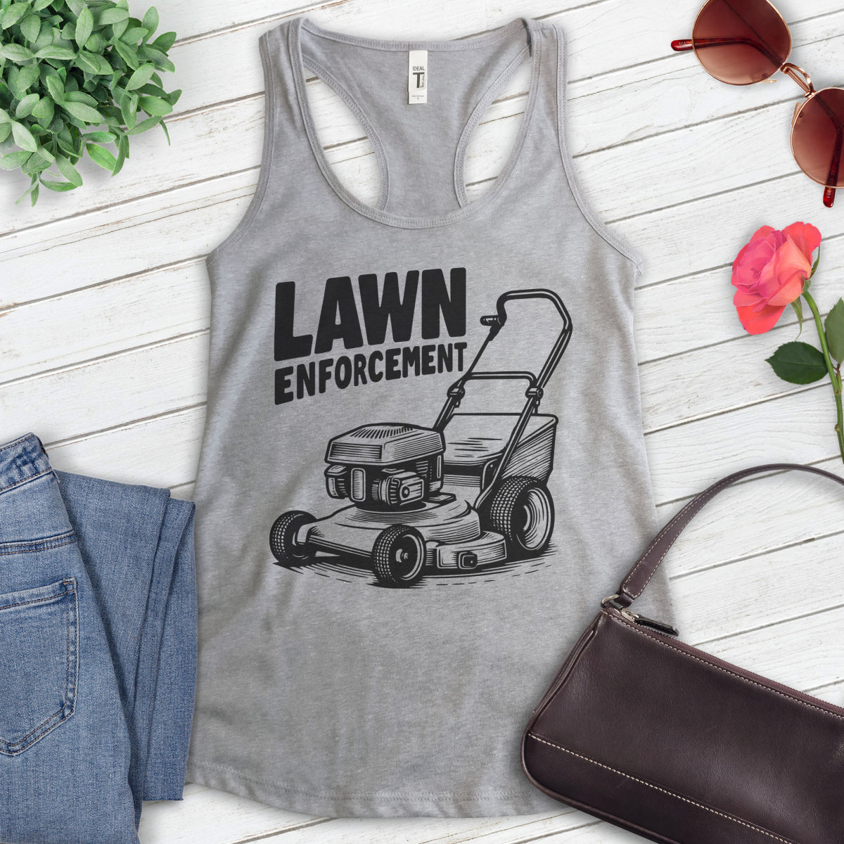 Lawn Enforcement Tank Top