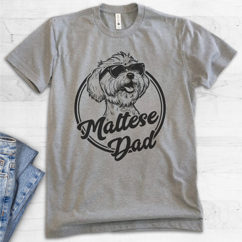 Maltese Dad T-shirt