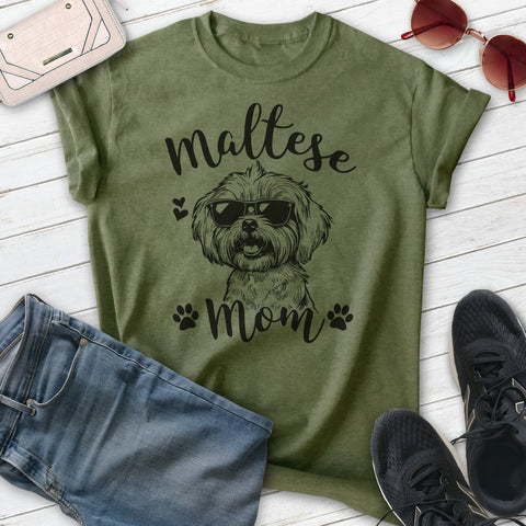 Maltese Mom T-shirt