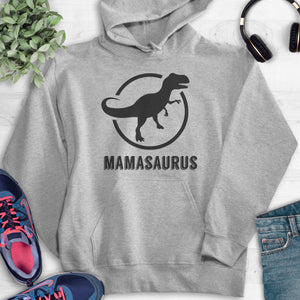 Mamasaurus Hoodie Heather Gray