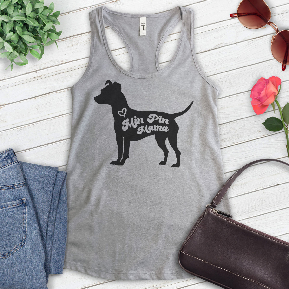 Min Pin Mama Tank Top