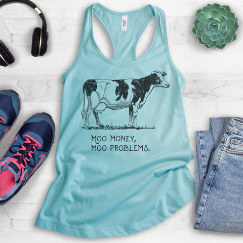 Moo Money Moo Problems Tank Top