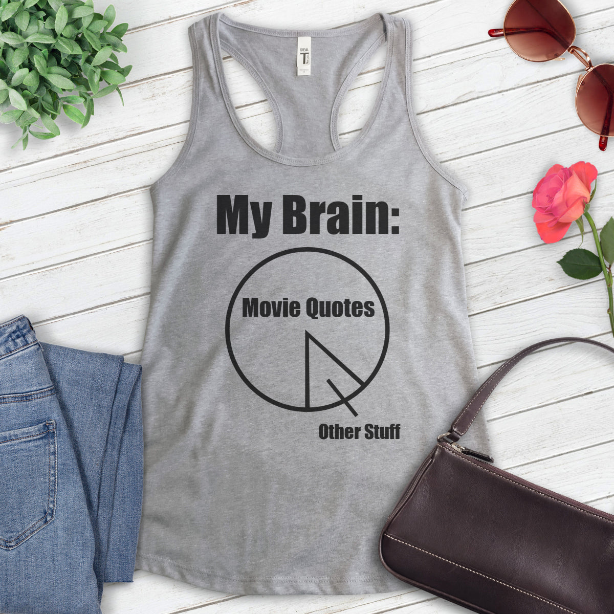 My Brain Movie Quotes Tank Top