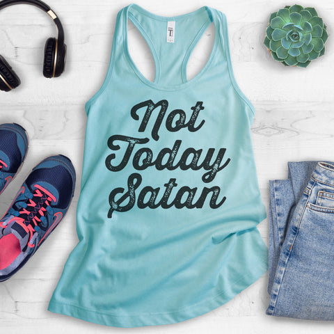 Not Today Satan Tank Top