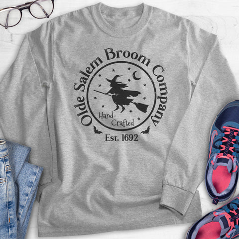 Olde Salem Broom Company Hoodie, Sweatshirt, Long Sleeve T-shirt