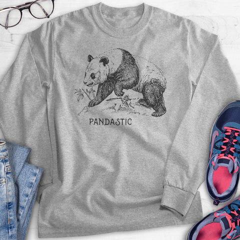 Pandastic Hoodie, Sweatshirt, Long Sleeve T-shirt