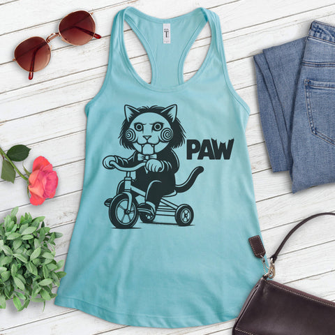 Scary Cat Paw Tank Top