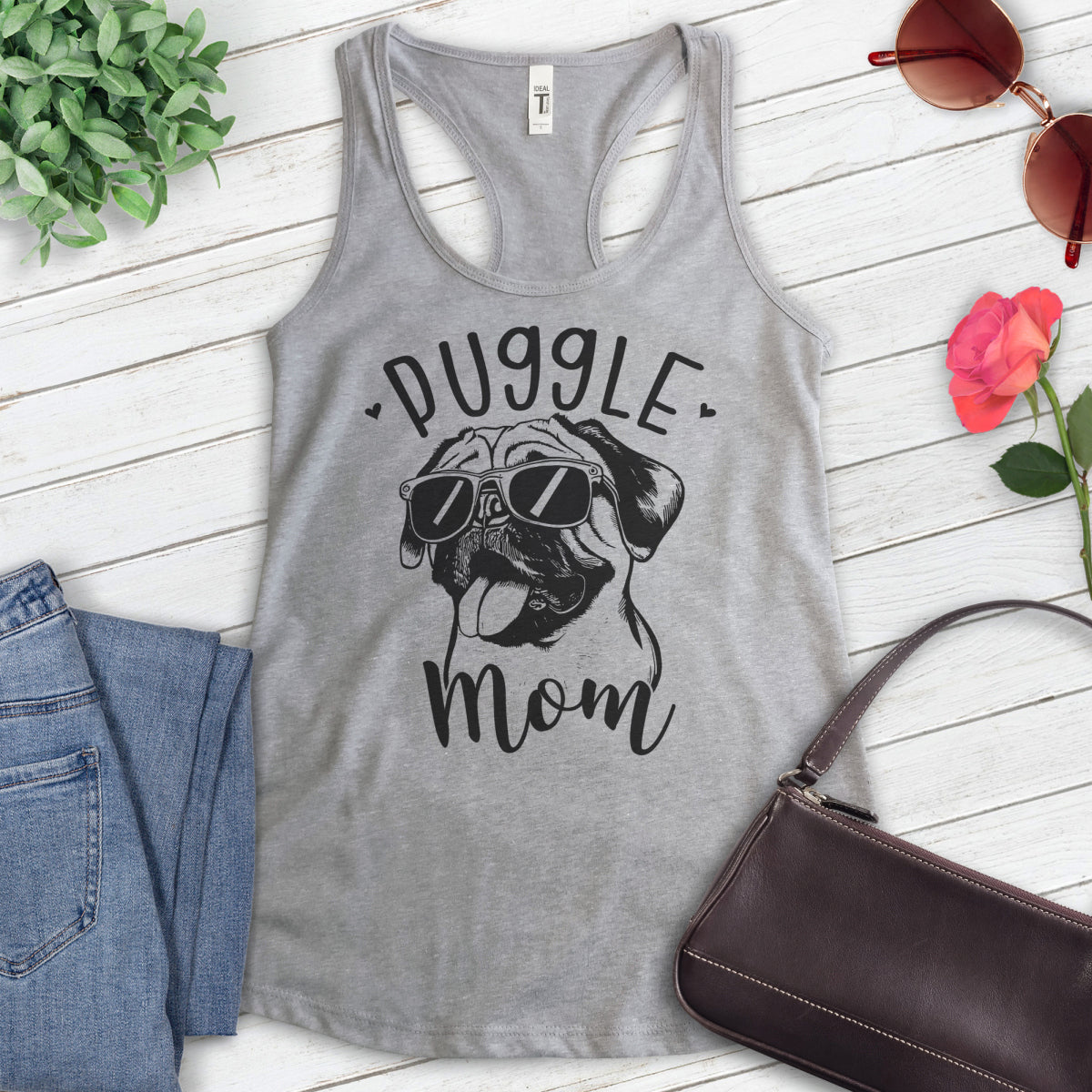 Puggle Mom Tank Top